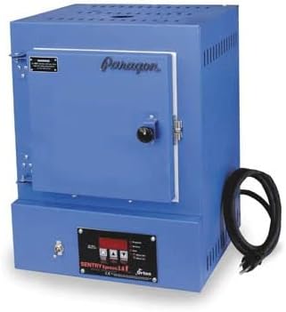 Paragon SC3 Fiber Kiln with Sentry 3 Key Control Board Width 7 3/4" x Depth 8" x Height 7 3/4" 120v 15amp 2000 F