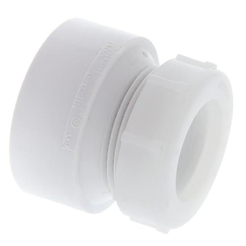 NIBCO Fig No 4801-7, 1-14 in. PVC DWV Trap Adapter Hub x Slip Joint