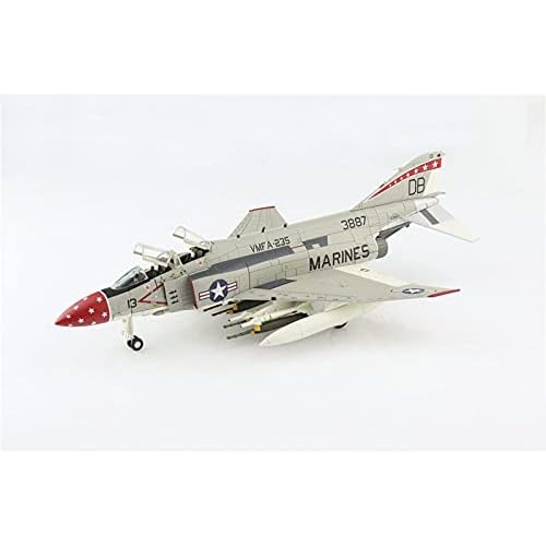 Hobby Master F-4J Phantom II 153887, VMFA-235 Death Angels, 1972 with 6 Extra Mk.82s in Center Pylon 172 DIECAST Aircraft Pre-builded Model