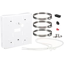 Axis Communications 5901-341 | T94N01G Network Camera Pole Mount, Indoor/Outdoor, 55.1 Lb Load, 8.9" Width x 1.9" Depth x 9.1" Height, Powder Coated Aluminum, White.
