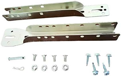 Garage Door Opener - Adjustable Door Reinforcement - Garage Door Reinforcement Bracket for 18'', 21'' and 24'' Sections - 12 Gauge Door Opener for Garage Doors with Tek Screws and Nut Bolts