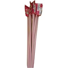 12 Giant Pixy Silly Stix - Purple - Grape Flavor - 15 Inches - Sweet and Sour Sugar Filled Candy Straws
