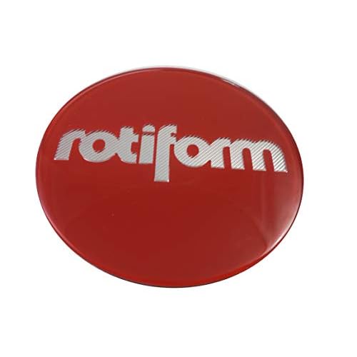 Rotiform RF LENS LOGO RED WITH CHROME FOIL LOGO - 32170RC