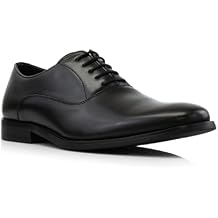 Ferro Aldo Men's Classic Oxford Dress Shoes | Lace-up Plain Toe & Saddle Styles for Formal, Wedding, Business