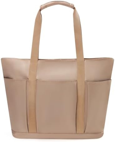Waterproof Tote Bag with Zipper Foldable Beach Bag for Travel