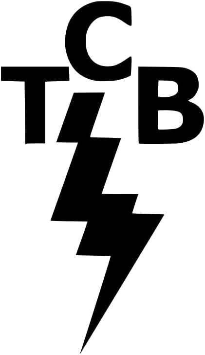 Custom Decal Car for TCB Elvis Vinyl Decal - Car Truck Laptop Bumper Sticker Decal/Black
