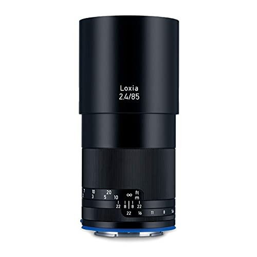 ZEISS Loxia 85mm f2.4 Full Frame Manual Focus for Sony E Mount, Black