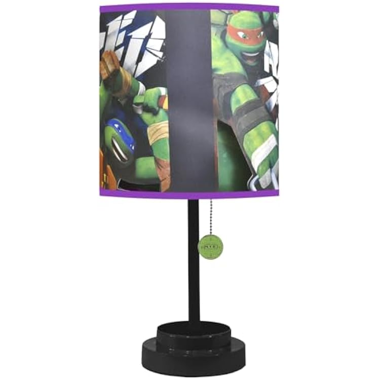Nickelodeon Table Lamp Teenage Mutant Ninja Turtles 11.8 x 11.6 x 17.2 inches
