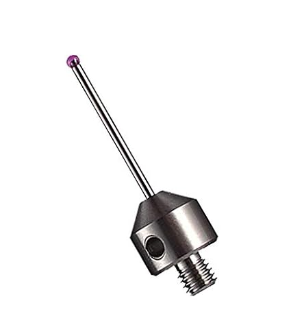 Cmm Touch Probe Stylus M5 Thread 2mm Diameter Ruby Ball Tips 33mm Long Tungsten Carbide Stem