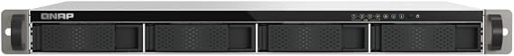 QNAP TS-433eU Compact 1U Short-Depth rackmount 2.5GbE NAS, Affordable Edge Storage with NPU Acceleration (Diskless)