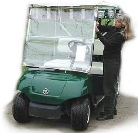 Portable Golf Cart Windshield 20 Gauge Clear PVC (Assembles and Removes in Seconds!)
