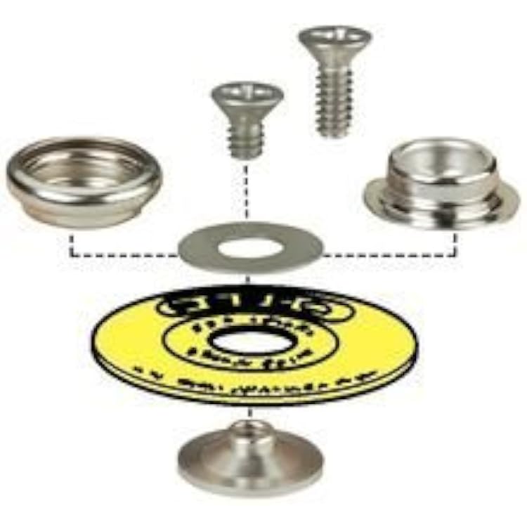 Desco 09864 Snap, Screw-on, Stud & Socket, 10mm