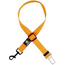 DOGGYKINGDOM Seat Belt for Dogs in Car for Dog Car Harness for Small Medium Large Sized Dogs - Orange