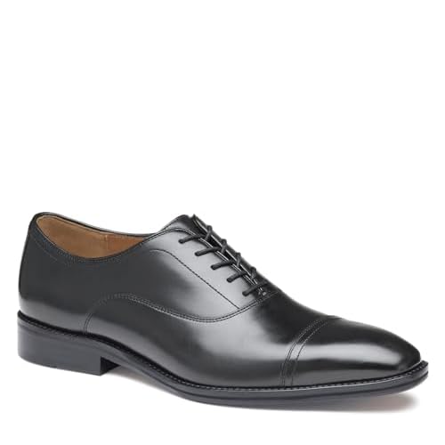 Johnston & Murphy Mens Sullivan Cap Toe Lace-Up Oxford Dress Shoe