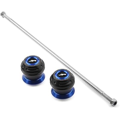 Motorcycle Rear Wheel Axle Fork Slider Crash Protector Compatible With BMW S1000RR 2012-2019 2020 2021 2022 2023 2024 2025 | S 1000 RR 1000RR S1000 RR S1KRR Accessories blue