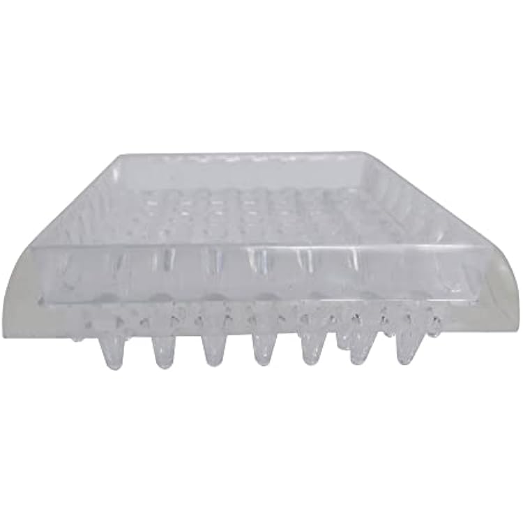 9083 1-78-Inch Spiked Furniture Cup, Clear Plastic, 4-Pack