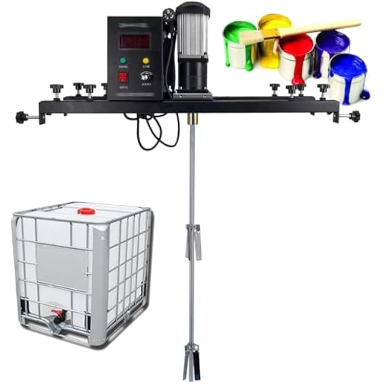 IBC Air Agitator, Electric Tank Mixer Machine, 0-1000rpm, Bracket Mixer, Paint Stirring Machine Bracket Air Agitator Paint Mix Tool