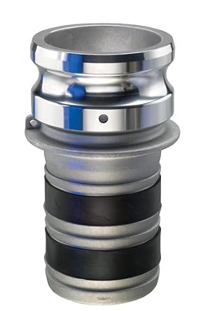 Kuriyama AL-ELF150 Aluminum Part E Layflat Adapter, 1.5", 75 PSI
