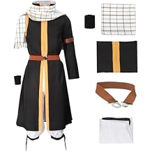 DAZCOS US Size Men's Anime Cosplay Halloween Costume With Scarf Wrister