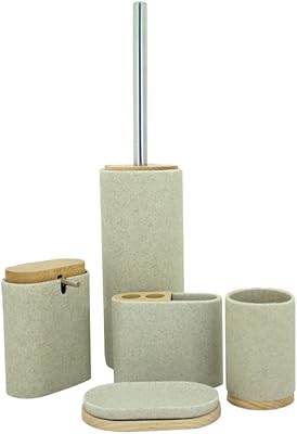 JSEIAJB Sanitary Ware 5 Piece Resin Set Wash Kits Bathroom Supplies Decoration Hotel Accessories