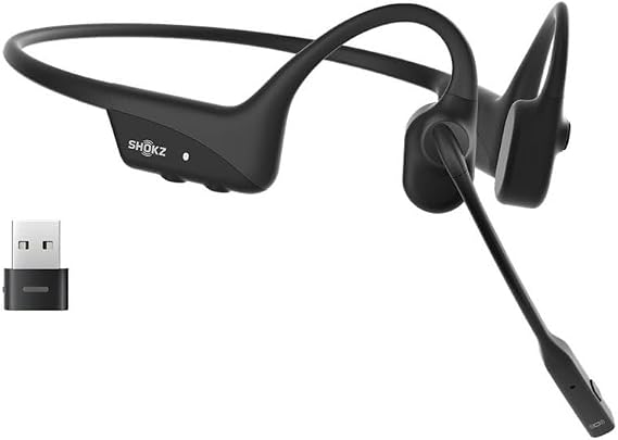SHOKZ OPENCOMM2 UC Bone Conduction Bluetooth Stereo Headset - Black