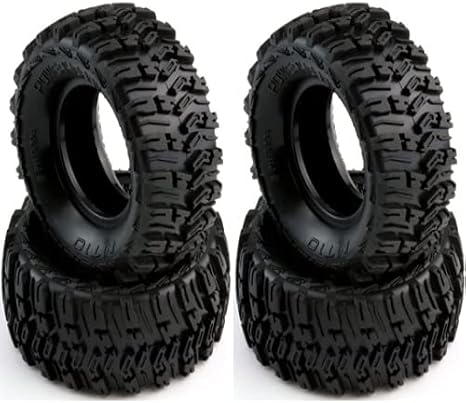 Powerhobby 24 1.0 Micro Rock Crawler Tires (4) 124 Axial SCX24 Carisma MSA-1E Associated Enduro24 RCW4D Rascal (MT10)
