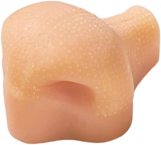 Volnamal Pimple-Squeezing Sensory Toy - Realistic Silicone Nose Stress Relief Toy, Reusable Squeezing Game, Ideal for Adults, Classroom, Office, and Travel