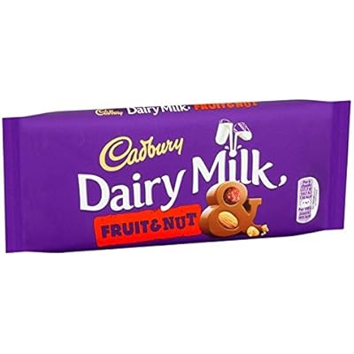 Cadbury Cadbury Dairy Milk Fruit & Nuts 110g x4 - Cadbury Dairy Milk Fruit & Nut 110g Pack of 4 Parallel Import