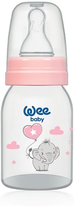Wee Baby Klasik PP Biberon 125 ml - PEMBE