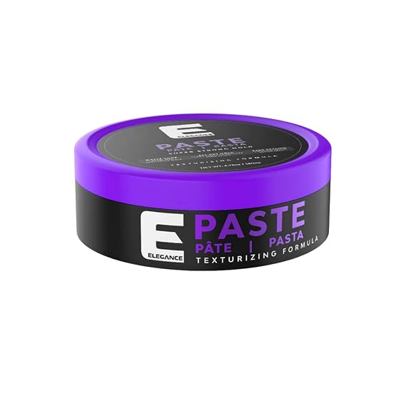 Elegance Hair Paste, 4.73 Oz, Pliable Hold with Matte Finish, Low Shine, Wax Easy to Apply and Distribute, Flake Free