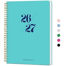 Monthly Planner 2026-2027, 2 Year Months Calendar Planner 2026-2027, Runs from January 2026 - Decembe 2027, 7" x 10", 24 Months, Perfect for School Office Home Planning - Aquamarine