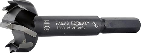 Famag Carbide Bormax 3.0 Forstner Bits Metric Sizes - Individual Bits