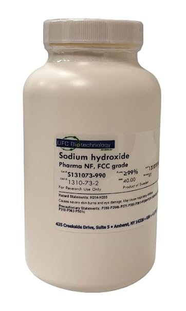99.5+% Sodium Hydroxide Pellets (Caustic Soda) - F.C.C/N.F Grade (Food/Pharma Grade)