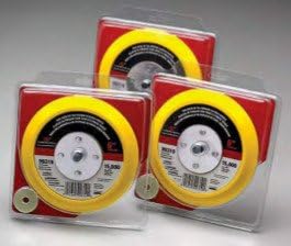Carbo Back-Up Pad, Low Profile Soft Density (Soft, thicker foam for contours), 6" Stick-on, 12,000 RPM, 99305