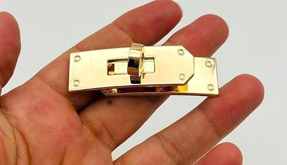 Çanta Aksesuar 6 Cm Light Gold Geçmeli Kilit