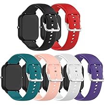 E ECSEM Replacement Bands Compatible with Wyze Watch 47mm Watch Strap Colourful Silicone Quick Release Strap Arm Bands for Wyze Watch 47mm Smartwatch for Women Men