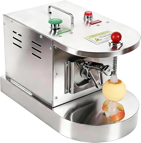Electric Fruit Peeling Machine,Automatic Peeler for Fruits and Vegetables,Adjustable Thickness,Stainless Steel Construction,Efficient 500Pcs/H Capacity