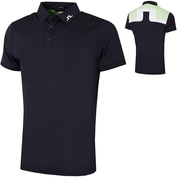 J.Lindeberg Mens Jeff Reg Fit 4-Way Stretch Golf Polo Shirt