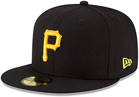Mens Pittsburgh Pirates New Era Black Game Authentic Collection On-Field 59FIFTY Fitted Hat