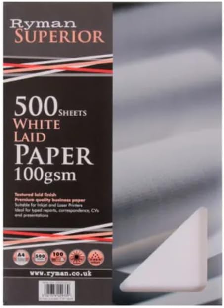 Ryman Laid Paper A4 100GSM Ream White