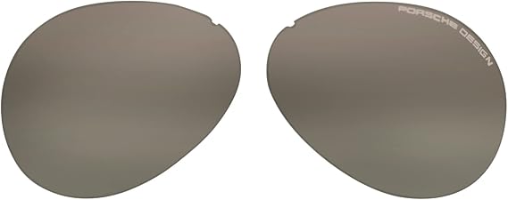 Porsche Design Original Lenses Set Only - For Model P8478-100% Authentic (V655 - Grey gradient silver mirrored, 69)