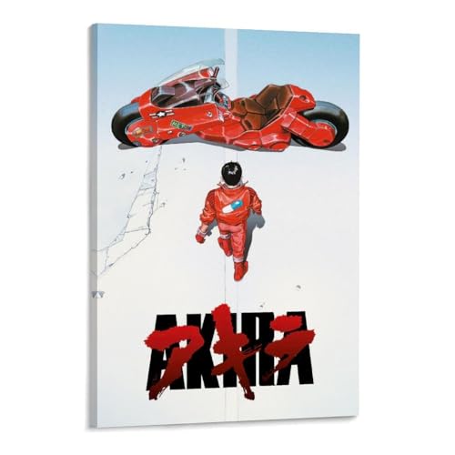 XYHZYBFS Akira Posters Classic Japanese Anime Poster For Room Aesthetic Akira Canvas Prints Wall Art For Home Decor Frame-style 12x18inch30x45cm