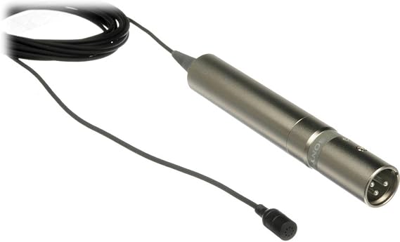 Sony ECM-44 Omni-Directional Electret Condenser Wired Lavalier Microphone