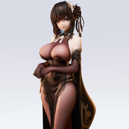 Zatanend Anime Figure Action Figure Chen HaiPro Ver. Vestibule of Wonders ver Black Cheongsam Anime Girl Figure Collection Doll Model Toys NO Box