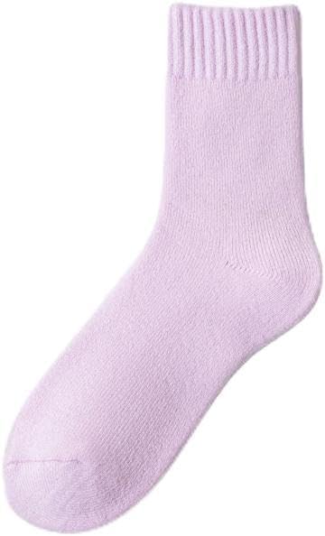 ROCKMARK Fuzzy Socks For Women with Grippers Winter Warm Thick Plush Fleece Lining Non Slip Home Socks for Cold Weather