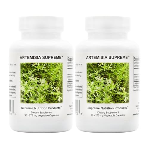 Supreme Nutrition Artemisia Supreme, 90 Pure Sweet Wormwood Vegetarian Capsules 90 Count Pack of 2