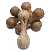 AroundSquare Wooden Knucklebone Skill Toy- Begleri - (Beech)