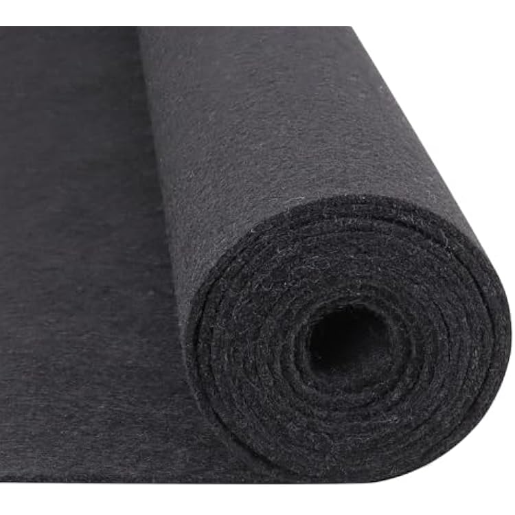 Speaker Box Carpet Wear Resisting Carpet Liner Dust Proof Non Slip & Light Weight for Car Trunk Speaker Cabinet 54inchx78inch, Black