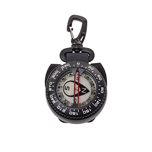 Trident Scuba Diving Compass, Waterproof Oil Filled Compass for Scuba, Camping, Kayaking and Outdoor Sports