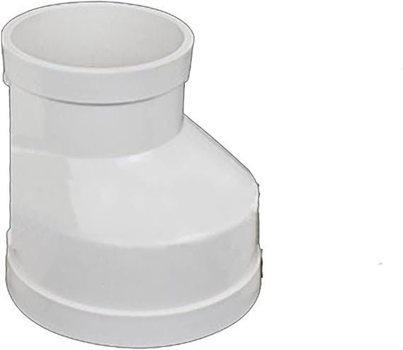 Duct Reducer Duct Fitting Pipe Increaser Reducer PVC Reducing Coupling Plastic for HVAC Ventilation Systems 7550mm